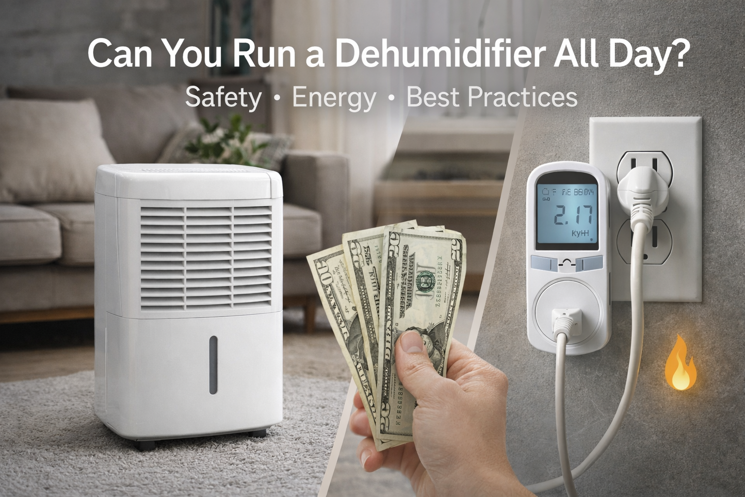 Can You Run a Dehumidifier All Day? (Safety, Energy, and Best Practices)